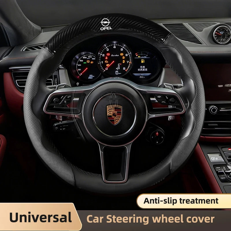 

Car accessories interior Carbon Fiber Steering Wheel Cover For Opel Corsa Astra Insignia Vectra Zafira Meriva Antara Ampera