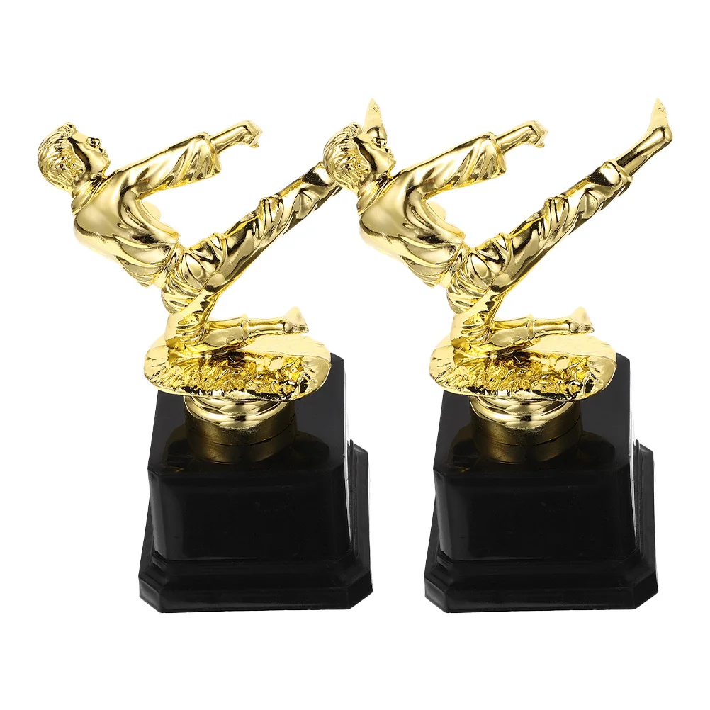 

2Pcs Martial Move Trophy Competition Award Decoration Party Ceremony Winner Trophy Cup Celebration Prize Party Celebration