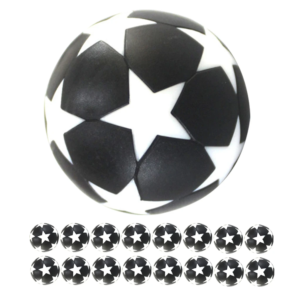 

18 Pcs Table Soccer Tabletop Football Game Balls Replace Foosball Accessories Environmental Resin Replacement Child