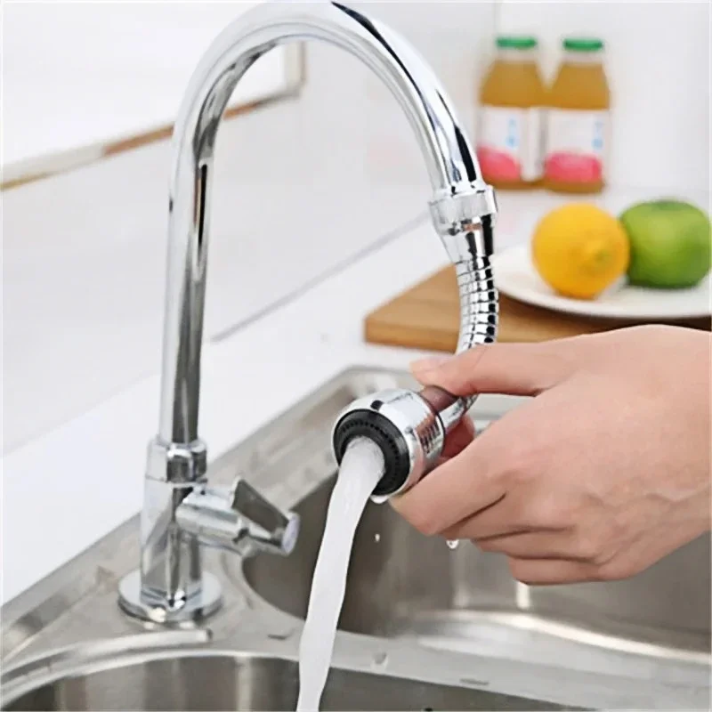 Dual Mode Kitchen Faucets Extender 360 Degree Rotation Spout for Kitchen Faucet  Faucet Extension  Faucet Attachment