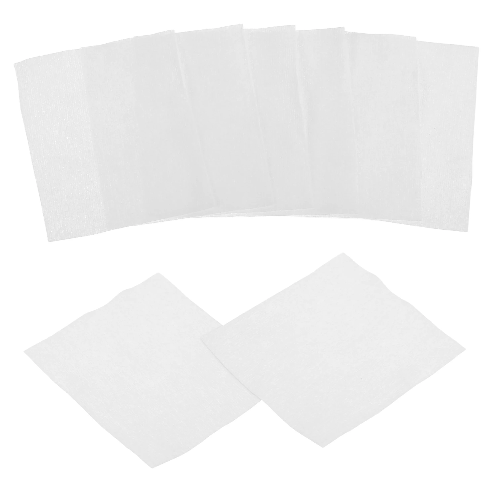 

1200 White woven Cleansing Supply Pads for Face Tattooed Cotton Remover Facial Makeup Wipe Pad Cosmetics Supply