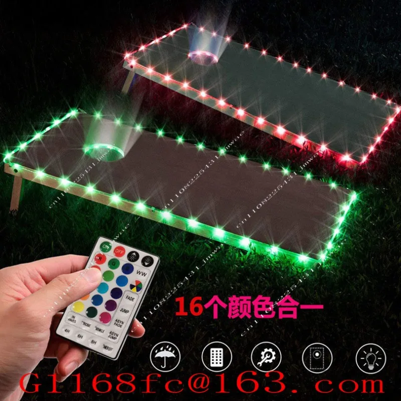 LED Tube Edge Light RGB Remote Control Outdoor Nighttime Gaming Sandbag Board Light