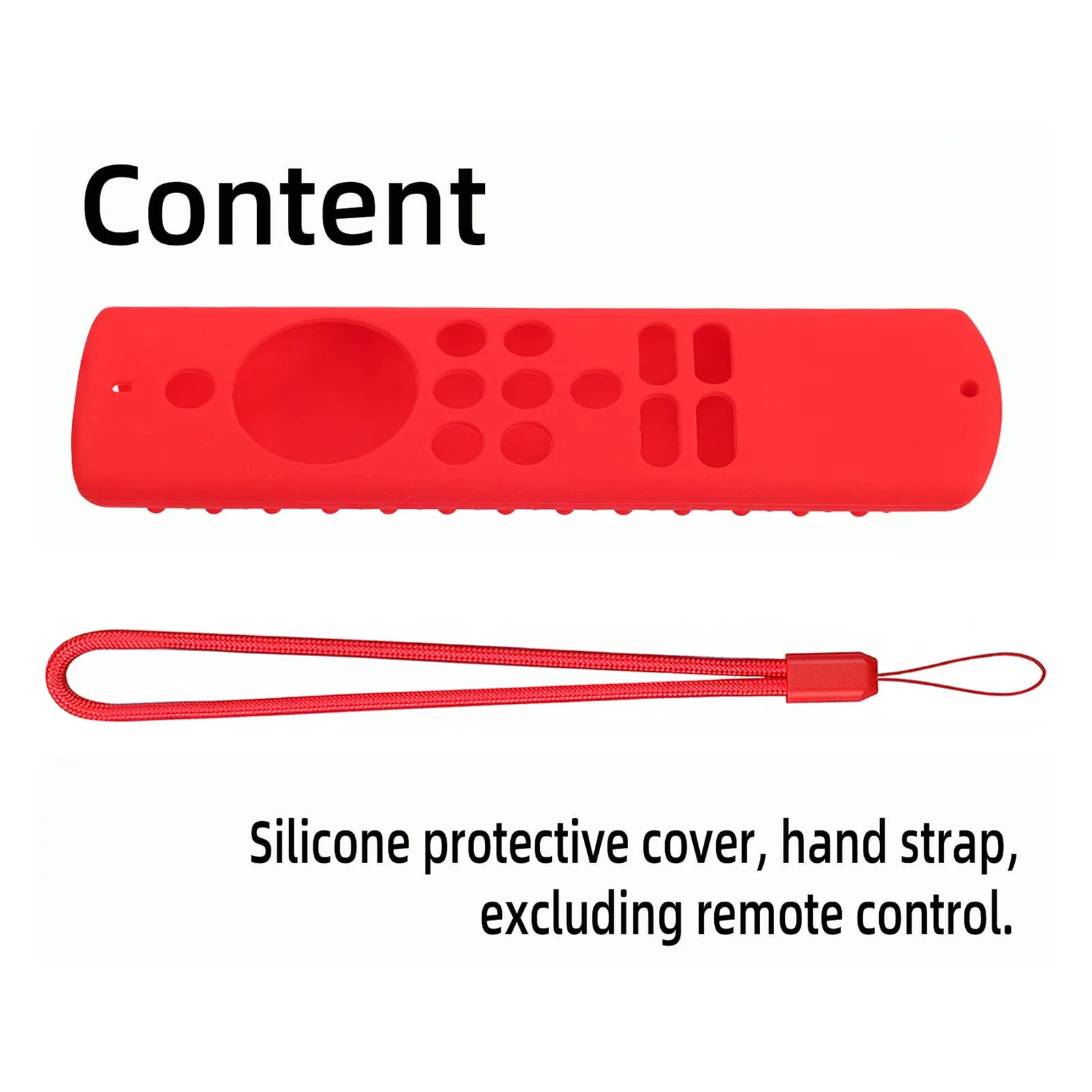 Silicone Case For Fire TV Stick Lite 4k 2021 Remote Control Shockproof Anti-Slip Dust-proof Replacement Protective Cover