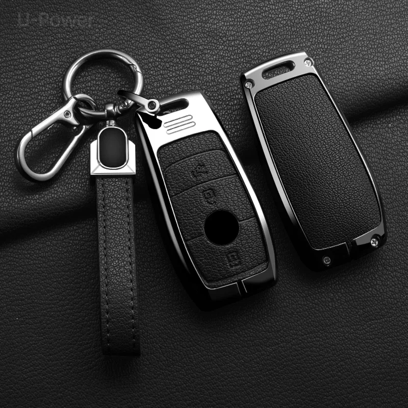 

For Mercedes Benz A C E S Class W203 W204 W212 W213 W176 Alloy Style Fashion Car Key Case Cover Shell Fob Key Chain