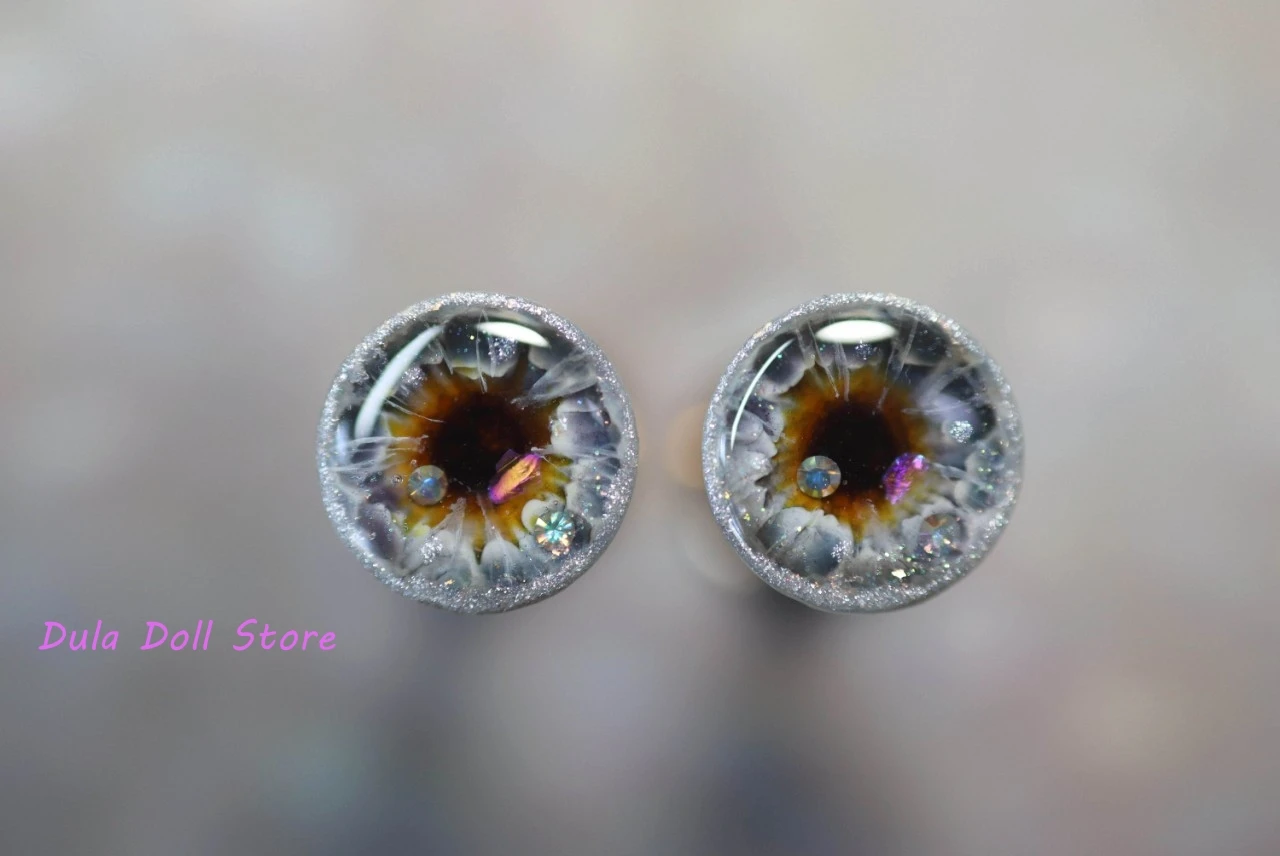 

Dula Handmade Three-dimensional glue hand engraving ice city Magnetism Eyepiece Eye Chips Blythe Doll Accessories