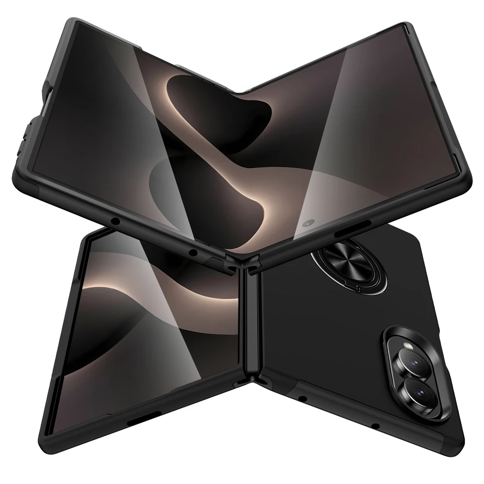 Funda plegable con anillo y soporte para Samsung Galaxy Z Fold 8 Ultra 7 Fold8 Fold7 2