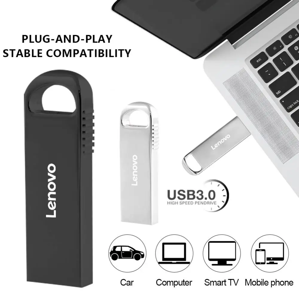 Lenovo-USB 3.0高速ペンドライブ,大容量USBフラッシュドライブ,高速伝送,1テラバイト,2テラバイト