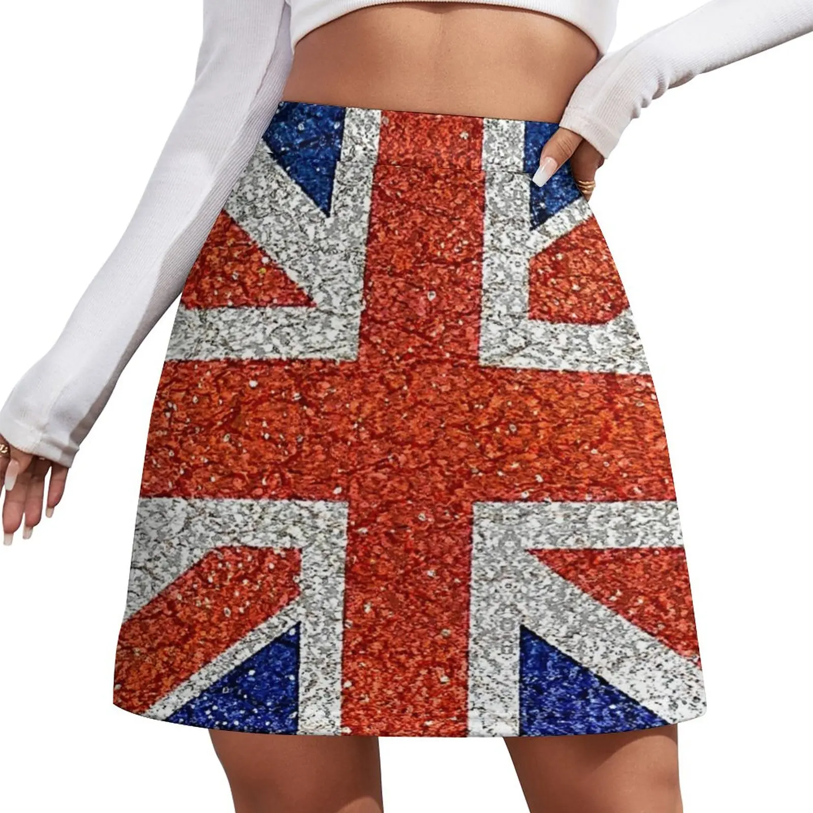 

England Flag Grunge Mini Skirt womans clothing Female skirt summer outfits for women 2023 Short women′s skirts