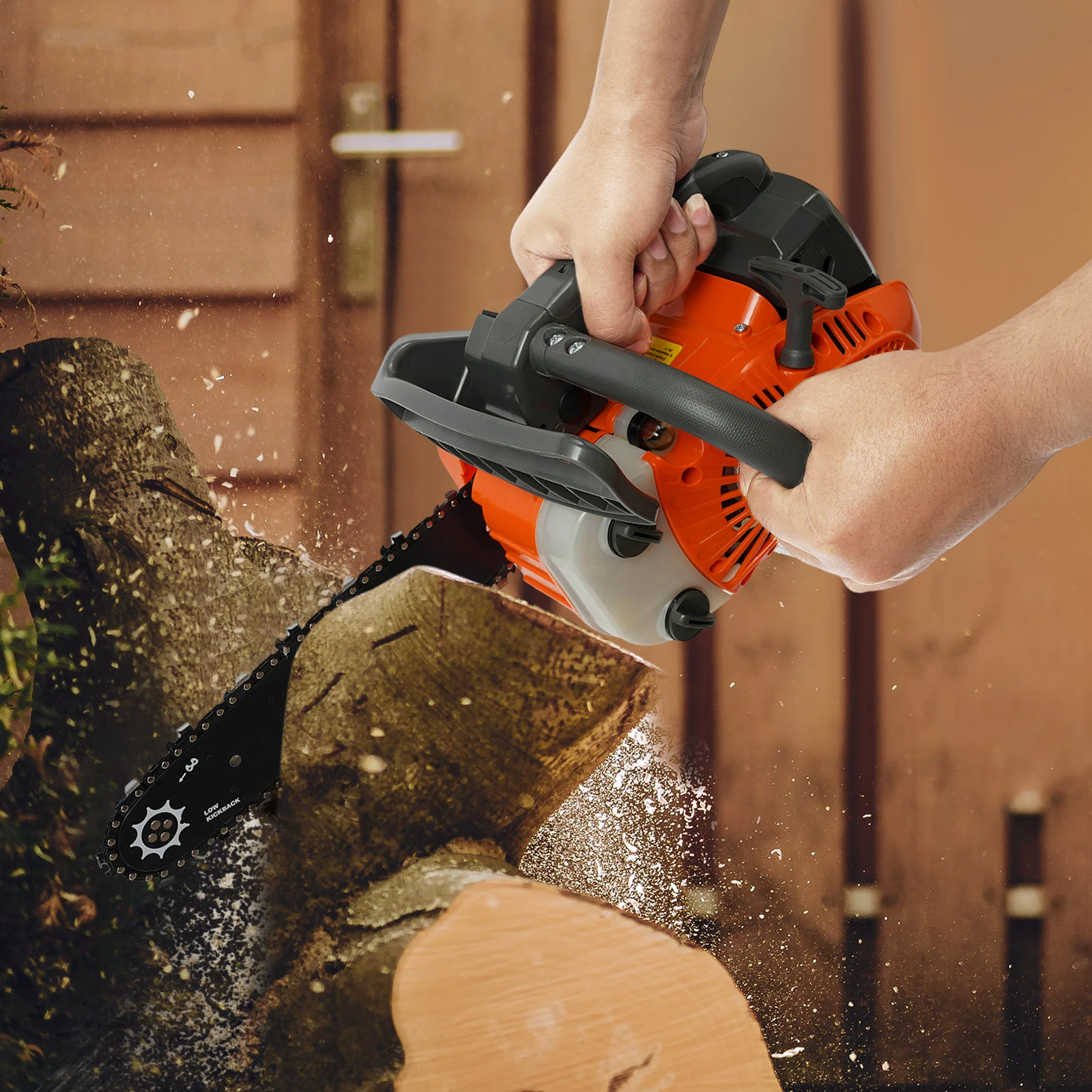 

Top Handle Chainsaw, Gasoline Chainsaw, 2-Stroke Engine Chainsaw