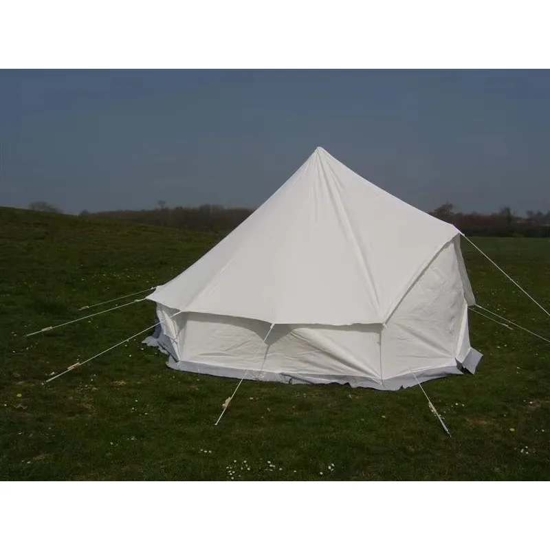 White Color Family Bell Tent For Outdoor Camping