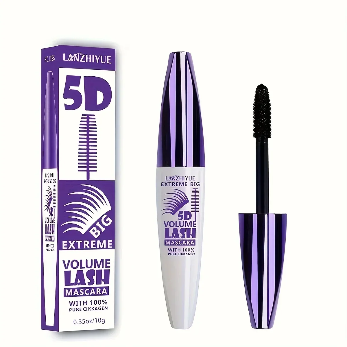 1PC 5D Ultimate Curling Eye schwarz, wasserfest und langlebig, natürliches und dickes, dauerhaftes Make-up