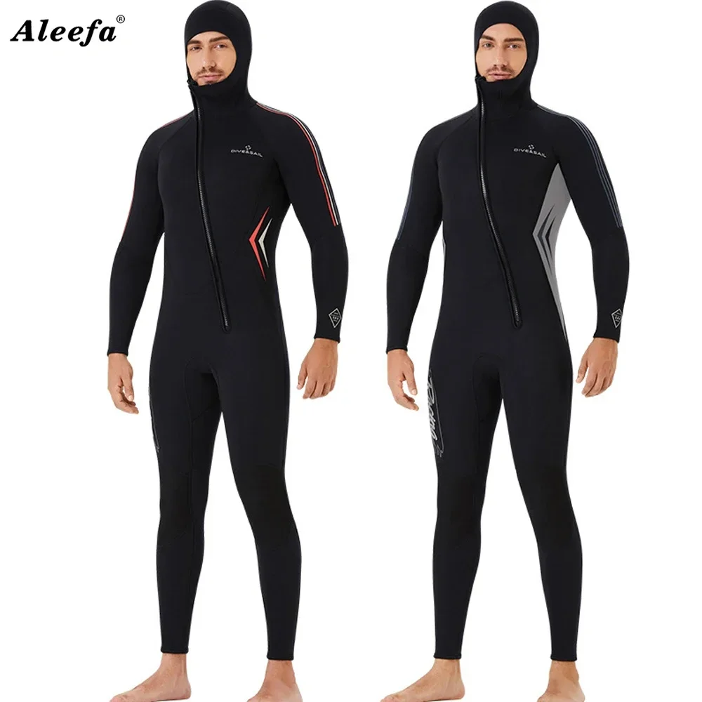 

Zip Front Wetsuit 3mm Men Scuba Diving wet for cold water jump s Wens winter 3xl