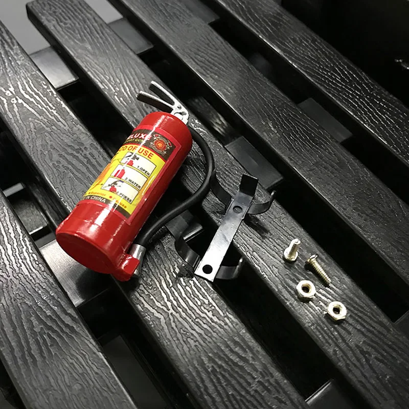 1/10 RCクローラー汎用装飾セット - リアルなオイルドラム、消火器モデル＆窒素ボンベ - タンクアクセサリー