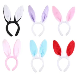 Plush rabbit ear headband, children's festival party performance, cartoon animal rabbit headband, cute hair accessory