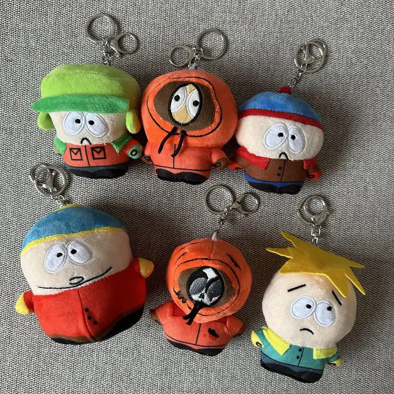 South Park: The Stick of Truth gra Figurki Pluszowy brelok do kluczy Kyle Cartman Kenneth Stan Pluszowa zabawka Model Pluszowa lalka Prezent Zabawki