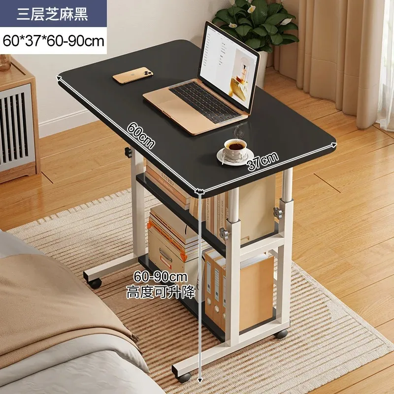 Removable bedside table Lifting table Computer table Home bedroom Desk Dormitory