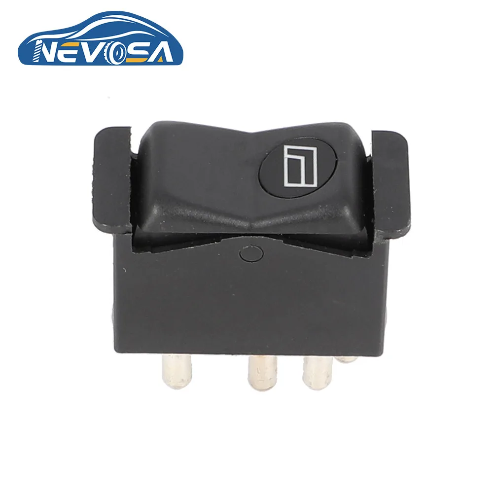 NEVOSA 0008208310 For Mercedes R107 380SL 560SL APA Car LHD Front Left Power Window Switch Single Button 0028203510 A0008208310