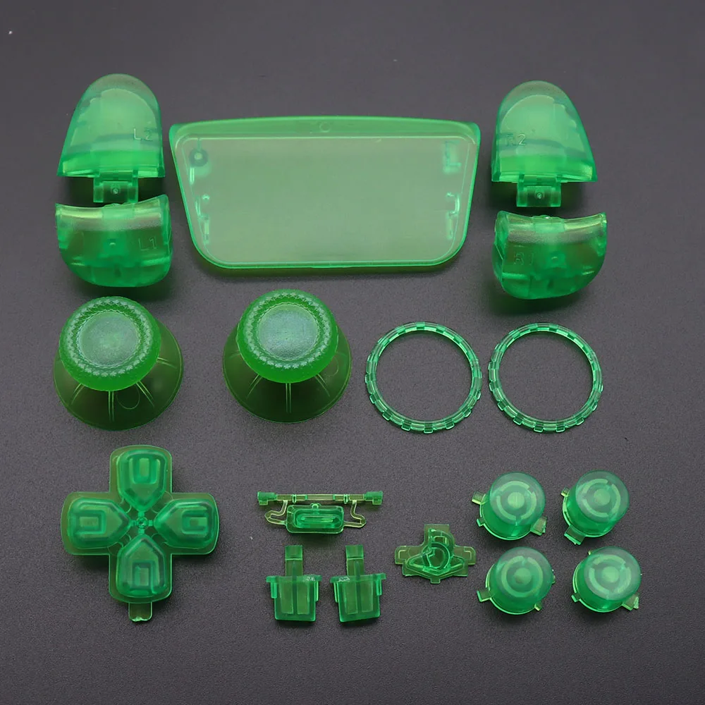 XOXNXEX 1Set Bottoni di Ricambio Set D-Pad L1 R1 L2 R2 Trigger Pulsante Chiave Anello di Accento Per PS5 V3.0 BDM-030 Controller