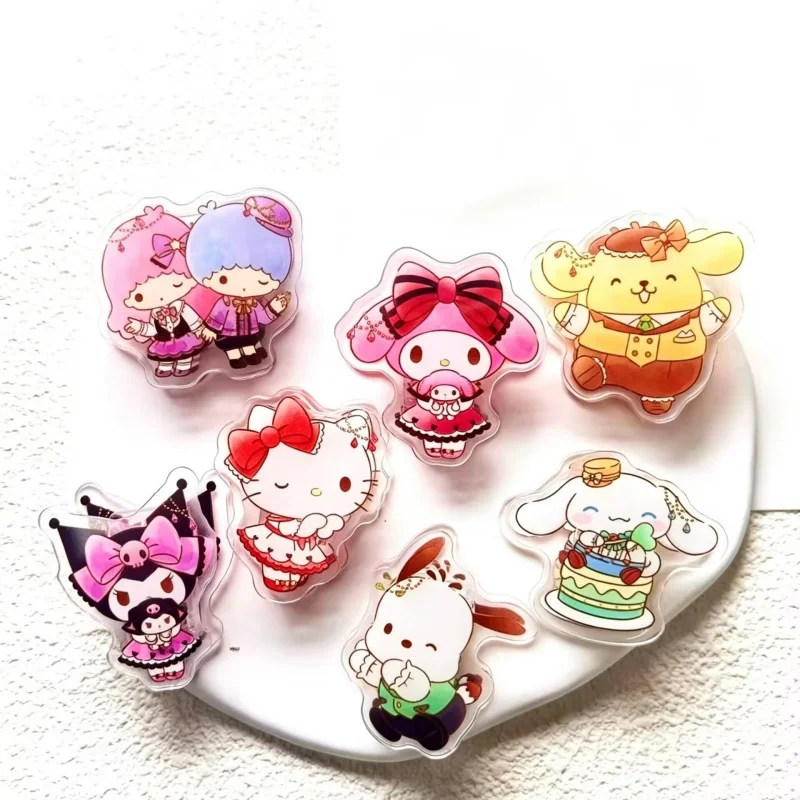 

Набор из 49 клипс Sanrio (Куроми, Мелоди, Китти, Почакко) для фото, поделок, декора, заметок, бумаги, офиса и школы