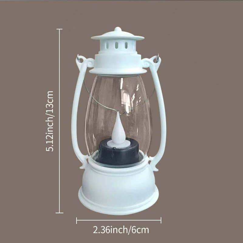 Vintage LED Candle Lantern Waterproof Atmosphere Lamp Flameless Flickering Night Light For Garden Decor Outdoor Wedding Party image 3