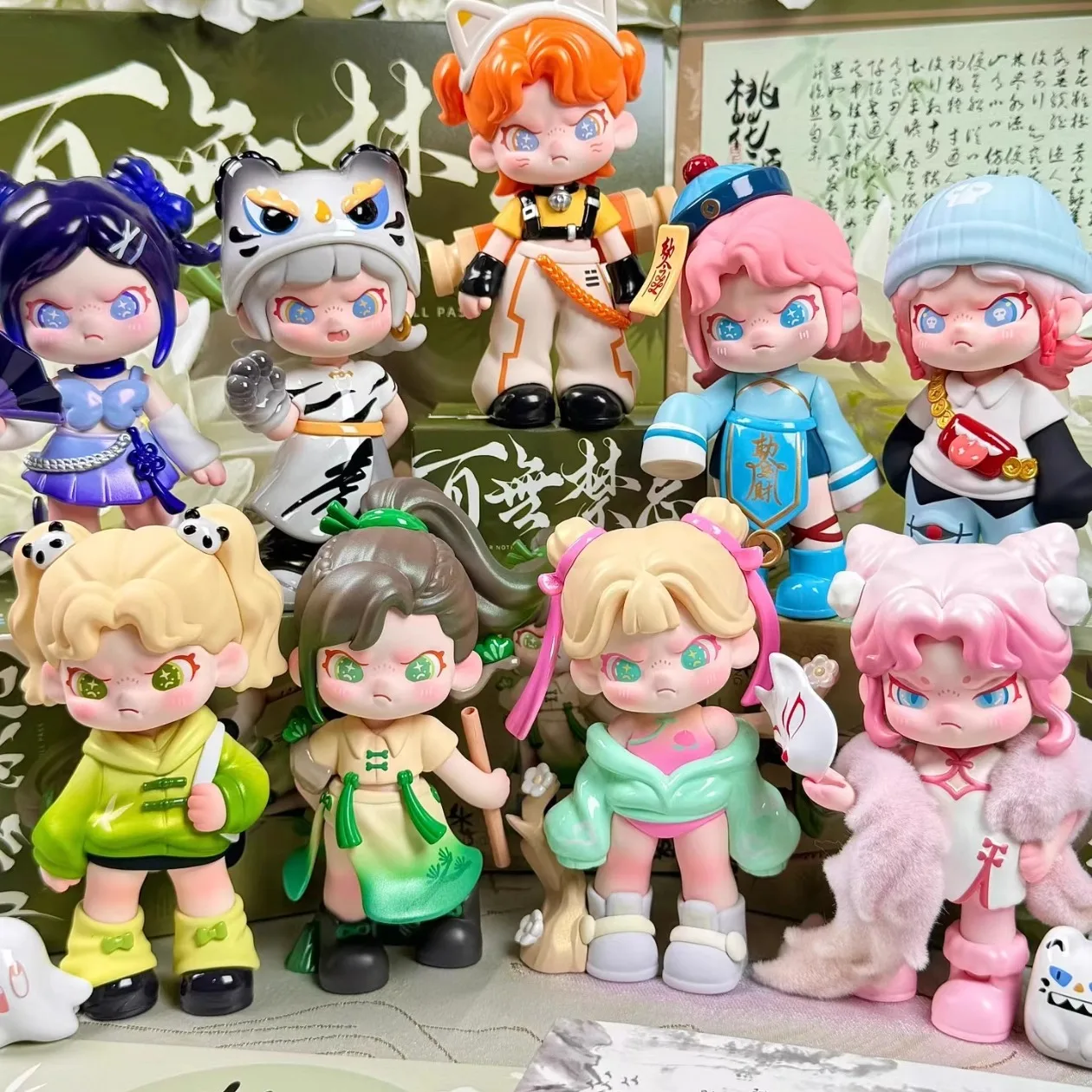 

Genuine Dora V5 No Taboo Series Blind Box Kawaii Action Figure Model Desktop Collectible Ornament Mystery Box Toy Surprise Gift