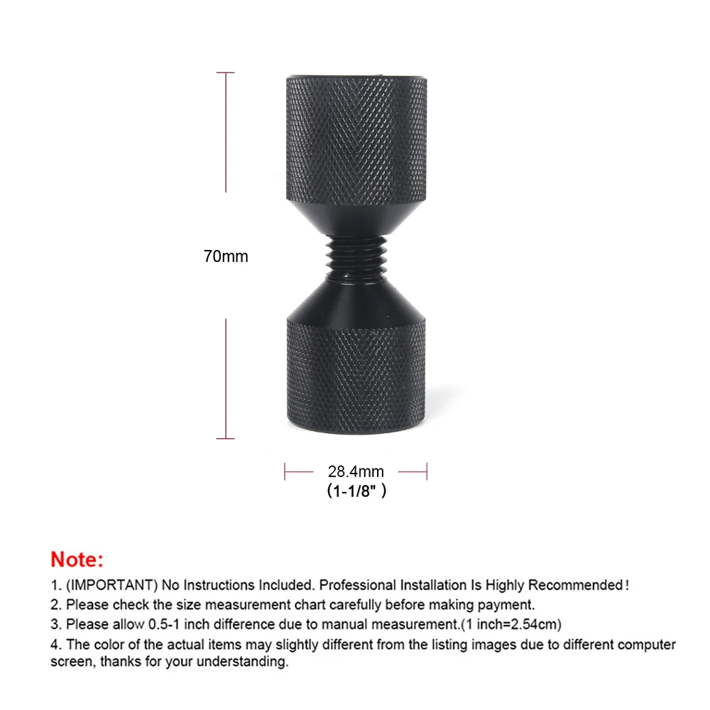 Aluminum 1-1/8inch Two Hole Pins Set 2 Hole Flange Alignment Pin Firm Flange Arrangement Pin Set Two Hole Pins Set Handy