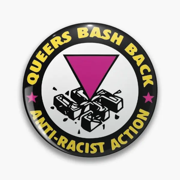 s Bash Back Anti Racist Action  Soft Button Pin Fashion Cute Decor Funny Collar Lover Hat Lapel Pin Creative Badge Women Cartoon