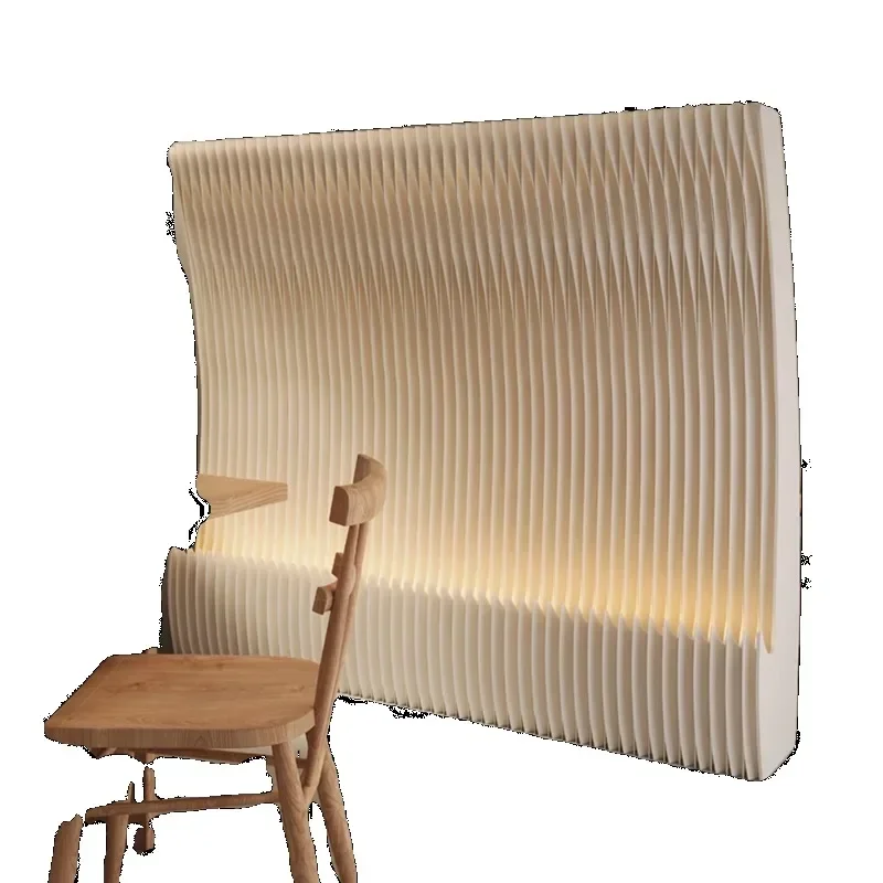 Creative modeling folding screen partition clothing store decorative atmosphere wall fence baffle