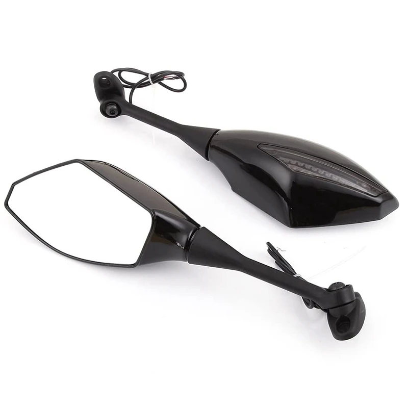 Motorcycle Side View Mirror With Turn Signal Is Suitable For Sports Bike Honda CBR600RR 2003-2011 CBR1000RR 2004-2007