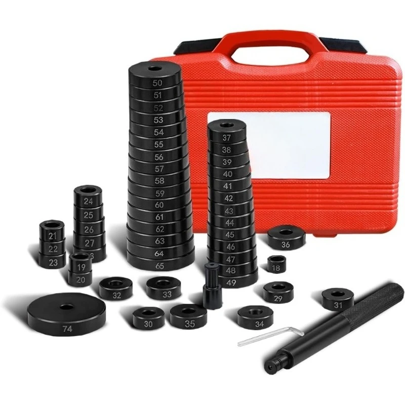 

52 in 1 Bushing Driver Tool Kit Transmission Axle Bearing Race Seal Installer Remover and Puller Press Set
