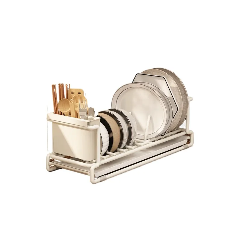 Kitchen drain dish rack, small size above sink, dish rack