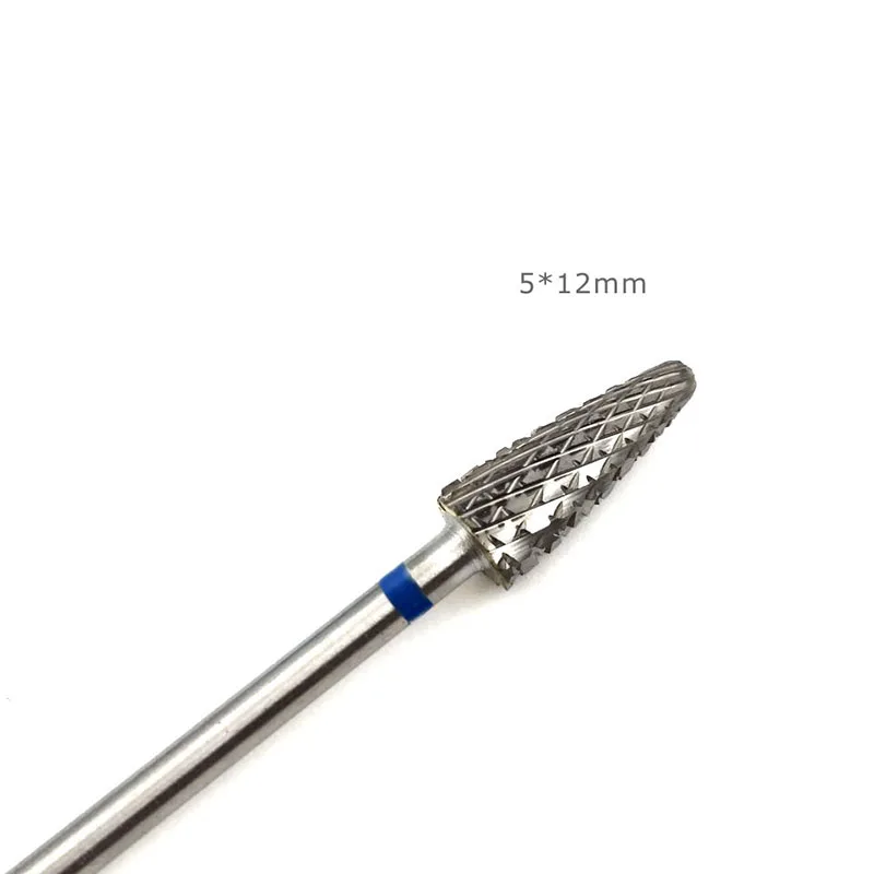 HYTOOS Cone Tungsten Carbide Burrs Nail Drill Bit 3/32