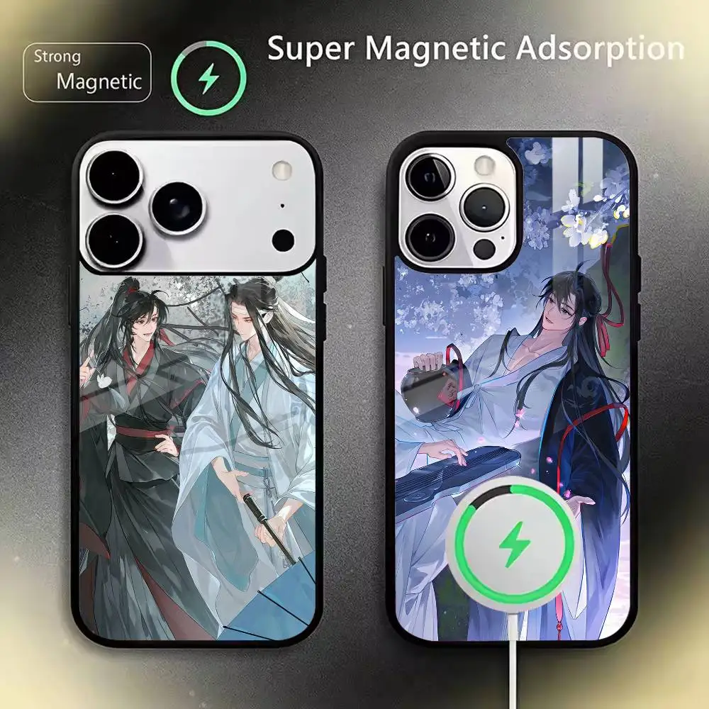 Mo Dao Zu Shi -Wei Wuxian-Lan Wangji For IPhone17 16 15 14 13 12 11 Plus Pro Max Plus Wireless Charger Phone Case