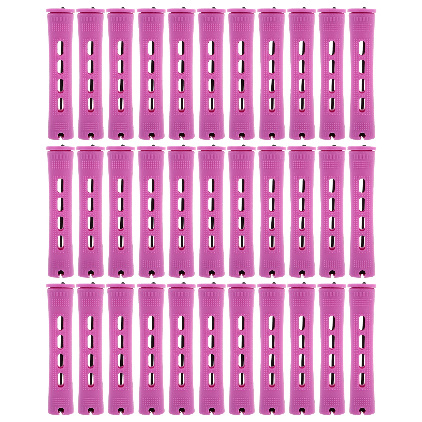 

30pcs Hair Curlers Plastic Lightweight Portable for Short Bangs Curls Perming Tools Travel Use Natural Effect