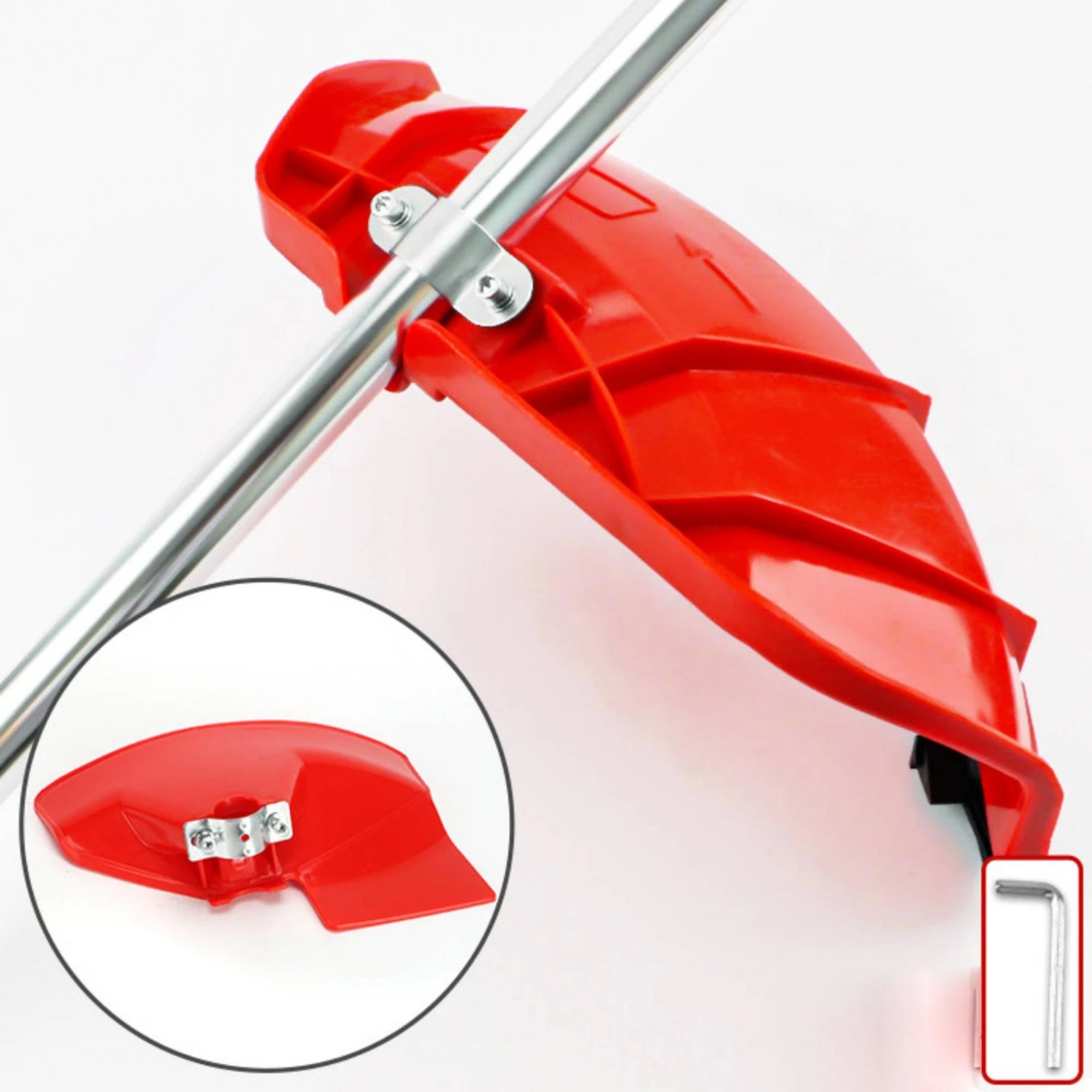 

Grass Guard Plate Defensive Lip Brush Cutter Guard Brush Cutter Guard Long-Lasting Vegetation Eater Protector Easy to Stow
