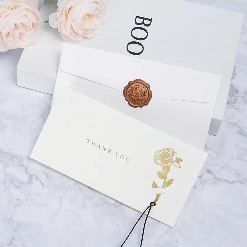 5pcs/lot Envelope Set Greeting Card Birthday Teachers Gratitude High-grade Postcards Envelopes for Wedding Invitations Business