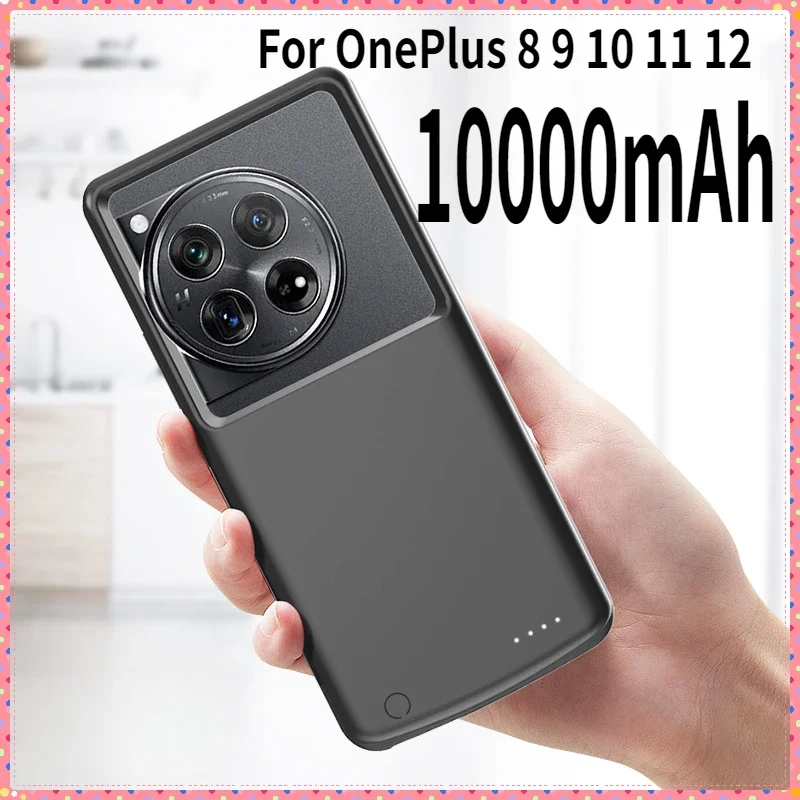 SWZY 10000Mah Battery Case for OnePlus 8 9 10 11 12Phone Bag Cover Battery Charger Case Power Bank for OnePlus 8T Pro