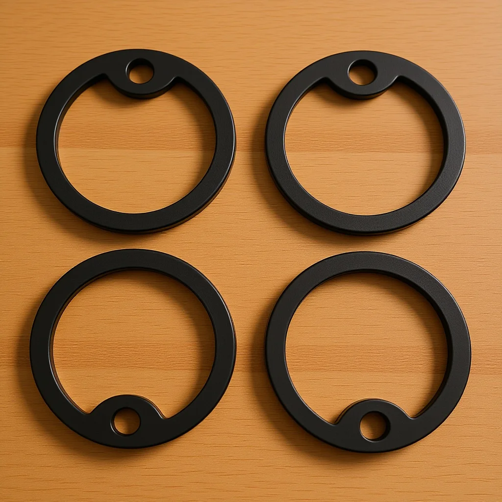 

4Pcs Silencers Silicone Protective Covers for Pet ID Tags Military Style Personalized Choker Badges for Men