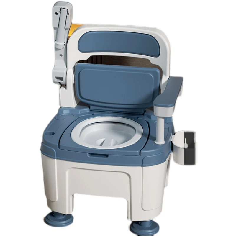 

Multifunctional dual-purpose armrest toilet mobile toilet pregnant women the elderly household indoor bedside potty toilet chair