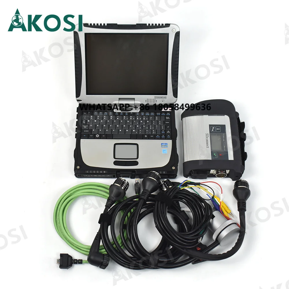 

Mb Sd Connect Star C4 Compact 4 DOIP Новейшее программное обеспечение SSD Полный набор диагностики для автомобилей и грузовиков и Lptop CF19