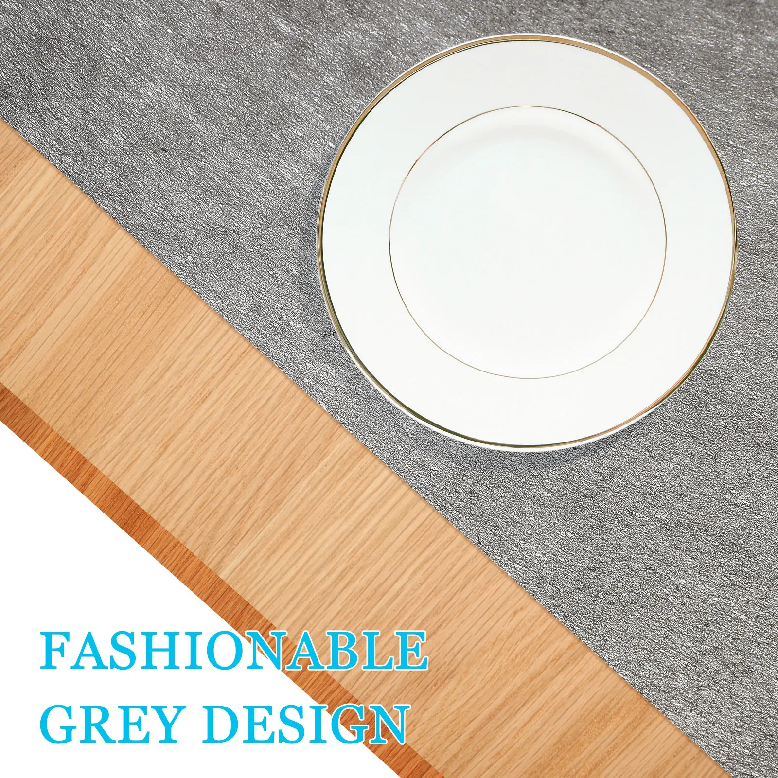 2 Rolls Decorative Table Runner Nonwoven Disposable Table Cover Smooth Soft Texture for Wedding Birthday Party Graduation Daily