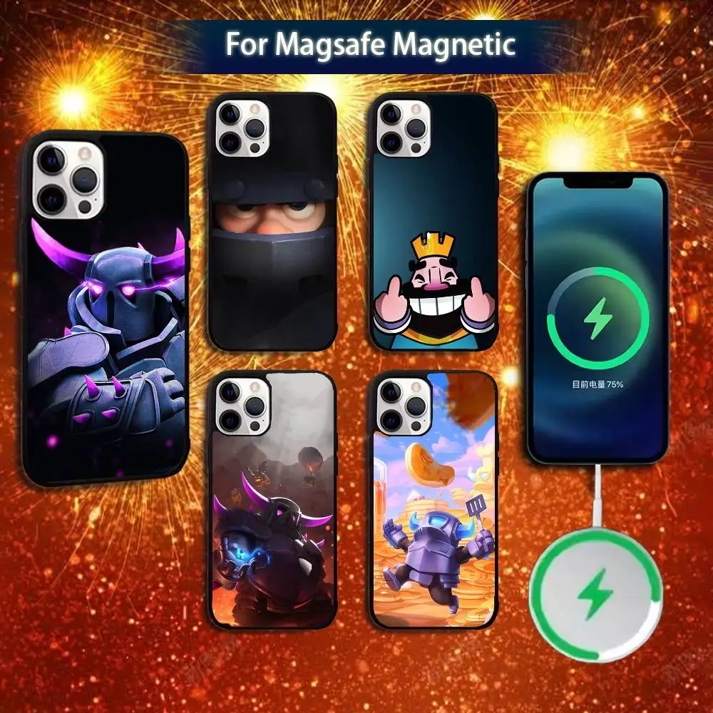 

C-ClashS R-Royale-es Phone Case For iPhone 17,16,15,14,13,12,11,Pro,Max,Plus,Mini,Magsafe,Magnetic Wireless Charging Case