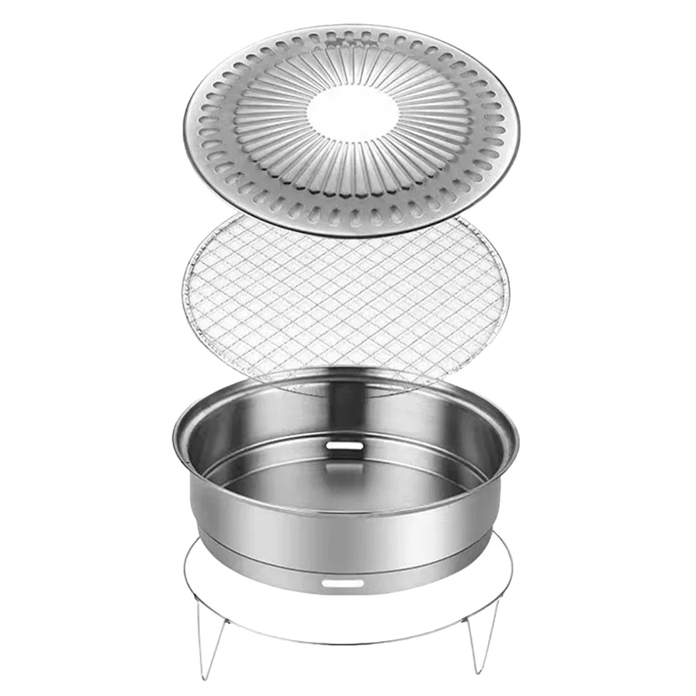 Outdoor Barbecue Grill Camping Accessories Charcoal Bbq Rack Stove Portable Cooking Grate Tool Mini Brazier Fire