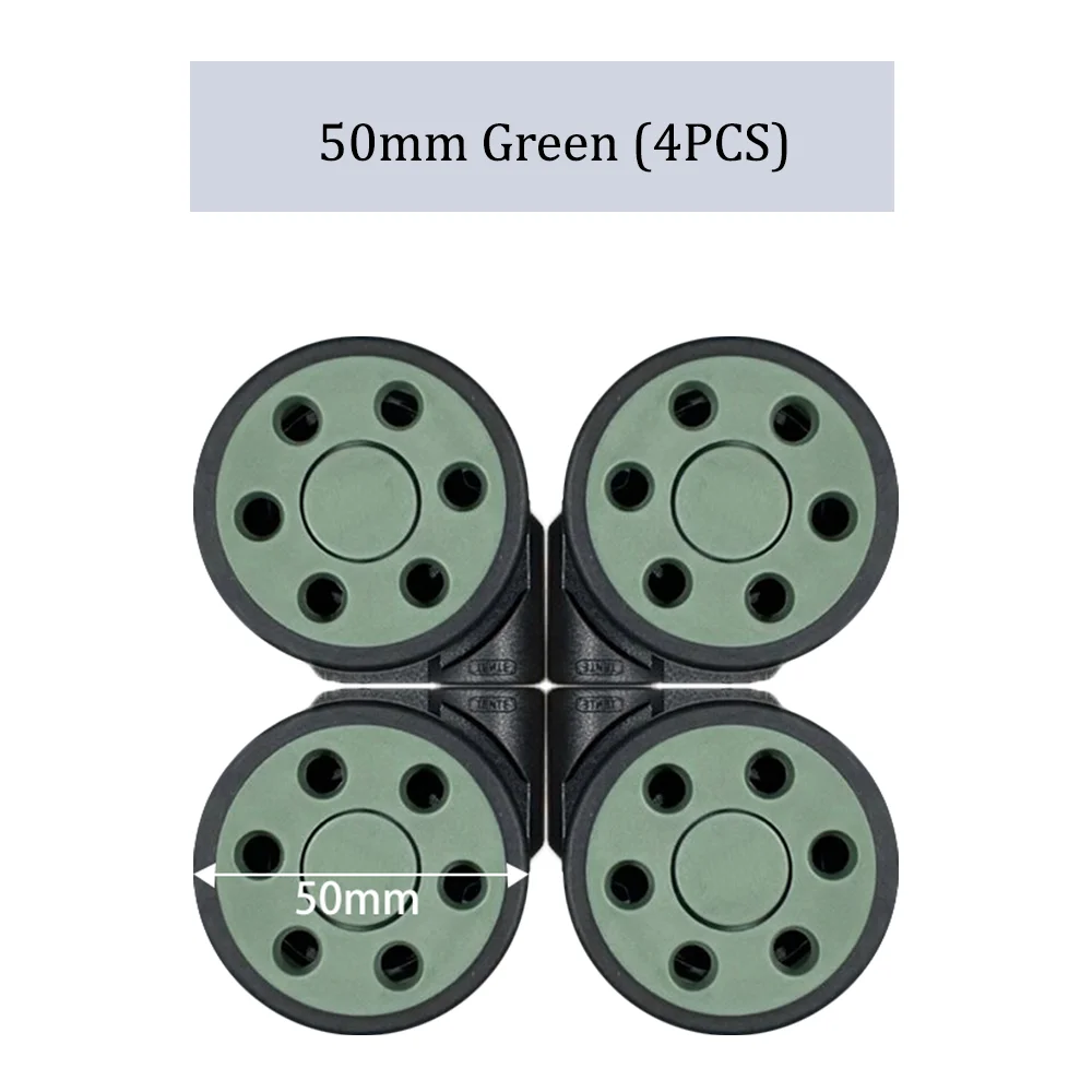 Trolley Caso Roda Polia, Rodízios Deslizantes, Universal Wheel Repair, Resistente ao Desgaste, Adequado para Rimowa Verde Bagagem