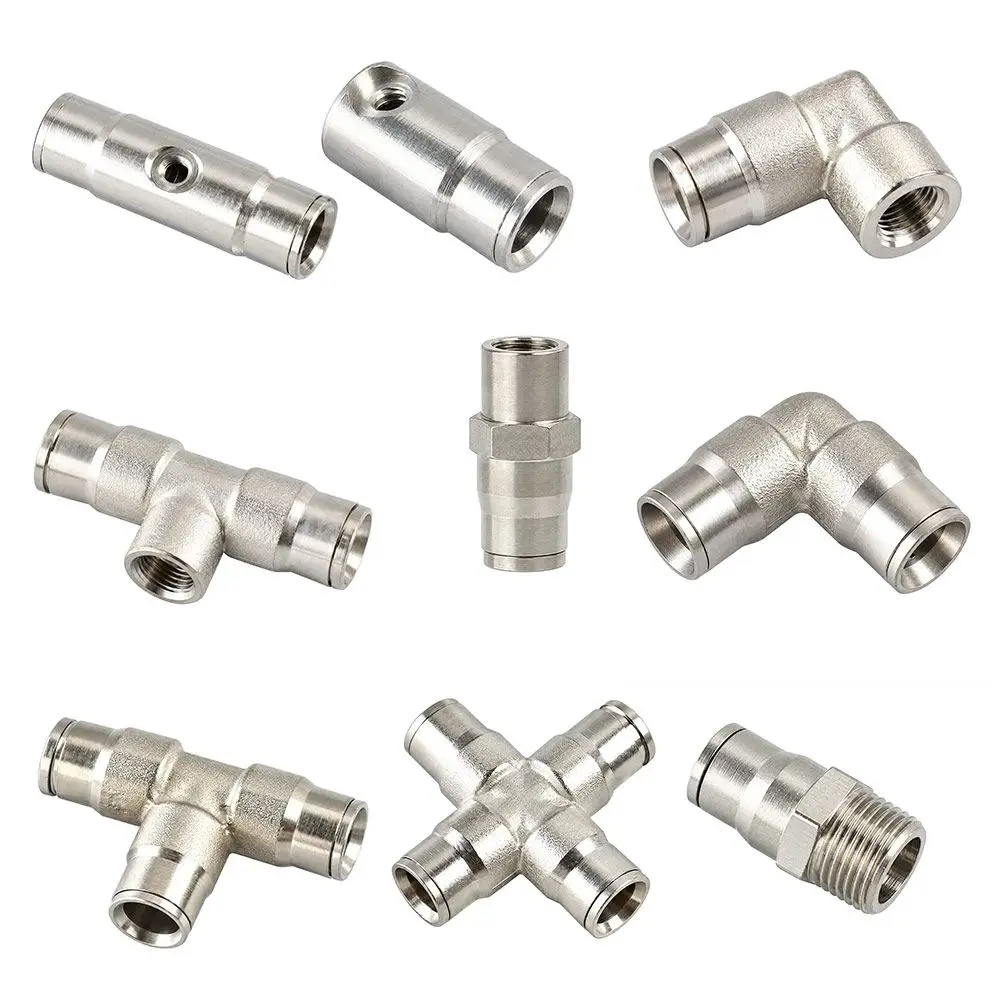9.52mm High Pressure Misting System Connector Elbow Connector Atomizing Nozzle Adapter Quick Connector Tee Connector