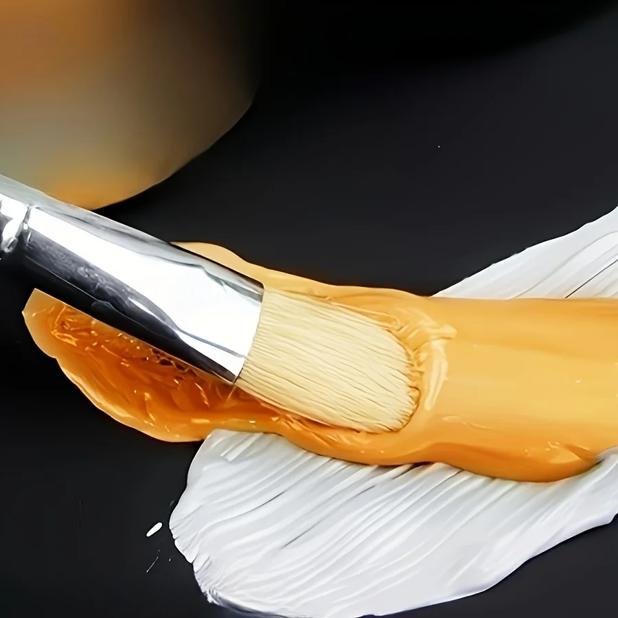 Goldene Professionelle Metallic-Acrylfarbe, 50/100/300ml, Leuchtende Farben, Verblassungsbeständig, Geeignet für Leinwand, Malerei-Kreationen – Detail 4
