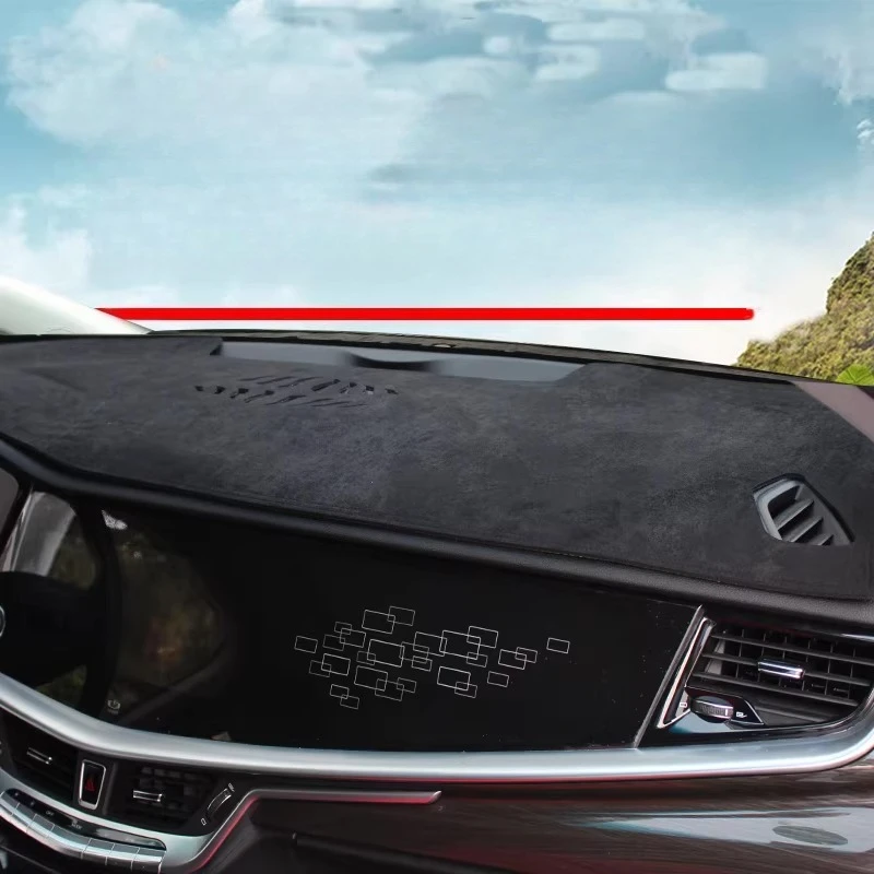 

Dashboard Dark Pad Middle Control Panel Sun Pad Instrument Panel Protective Pad Car Accessories For Cadillac Escalade 207-2014