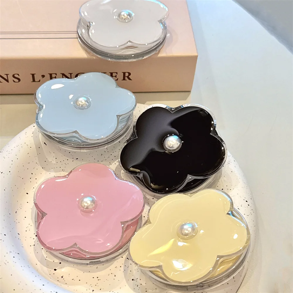 

Korean Fresh Cute 3d Pearl Flower Magnetic Support Phone Support Tight Tok Griptok Support for Iphone 17 for Magsafe Accessories