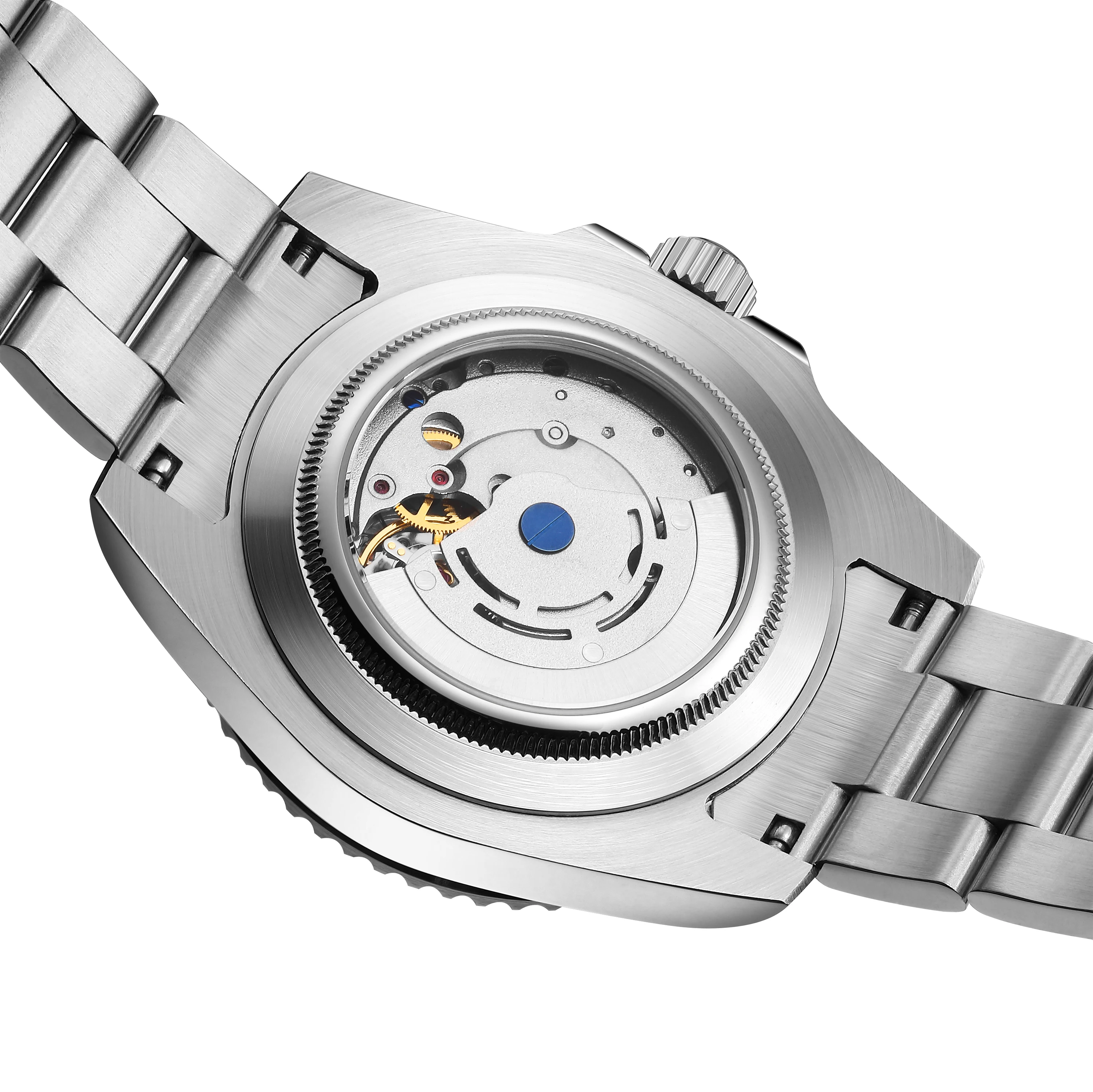 TIME TOKEN 2025 40mm Men's Carbon Fiber Automatic Watch Luxury Diver's 100m Water Resistant