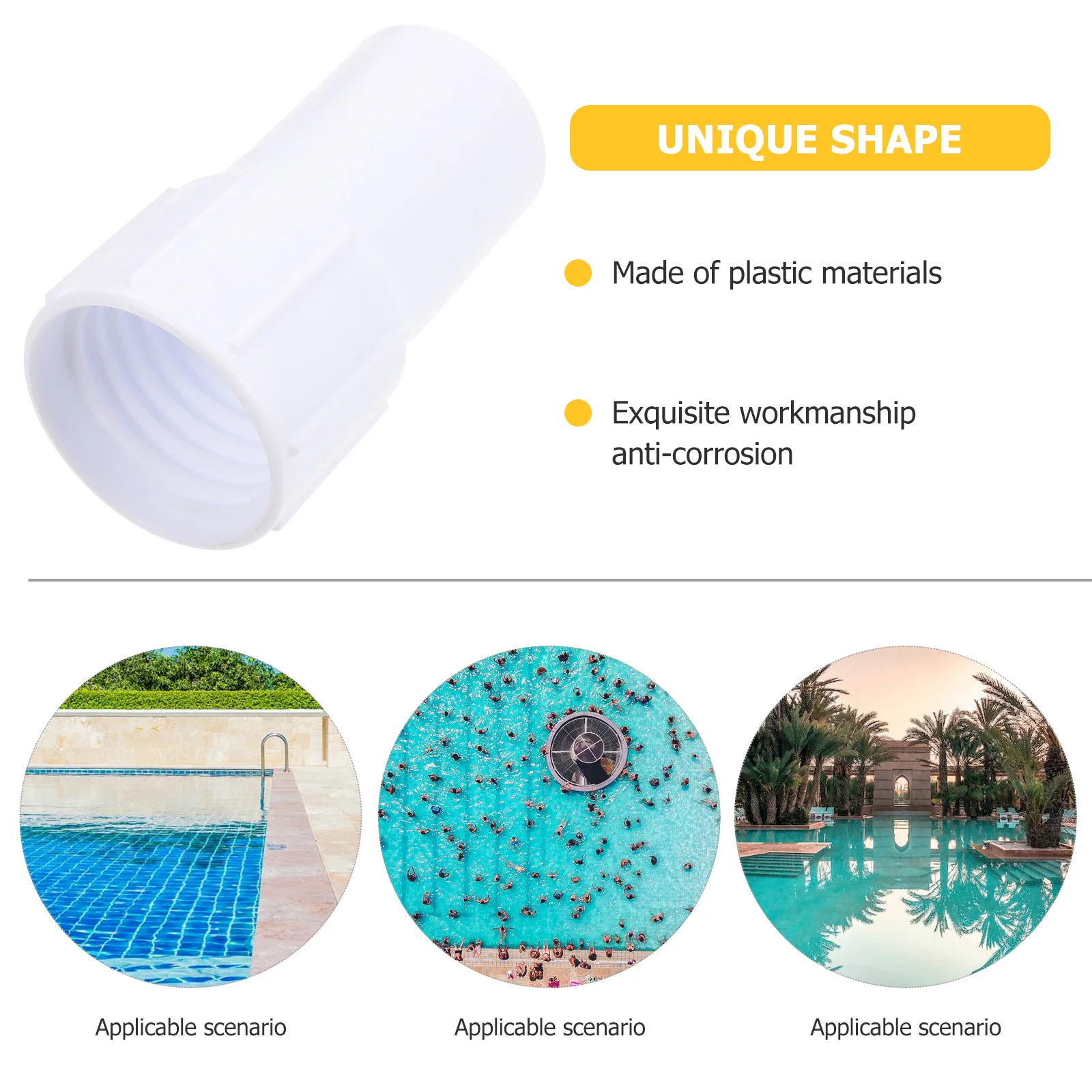 Exquisite Pool Vacuum Hose Adapter Resistant Cuff for Swimming Pool Maintenance Tool Accessory Component